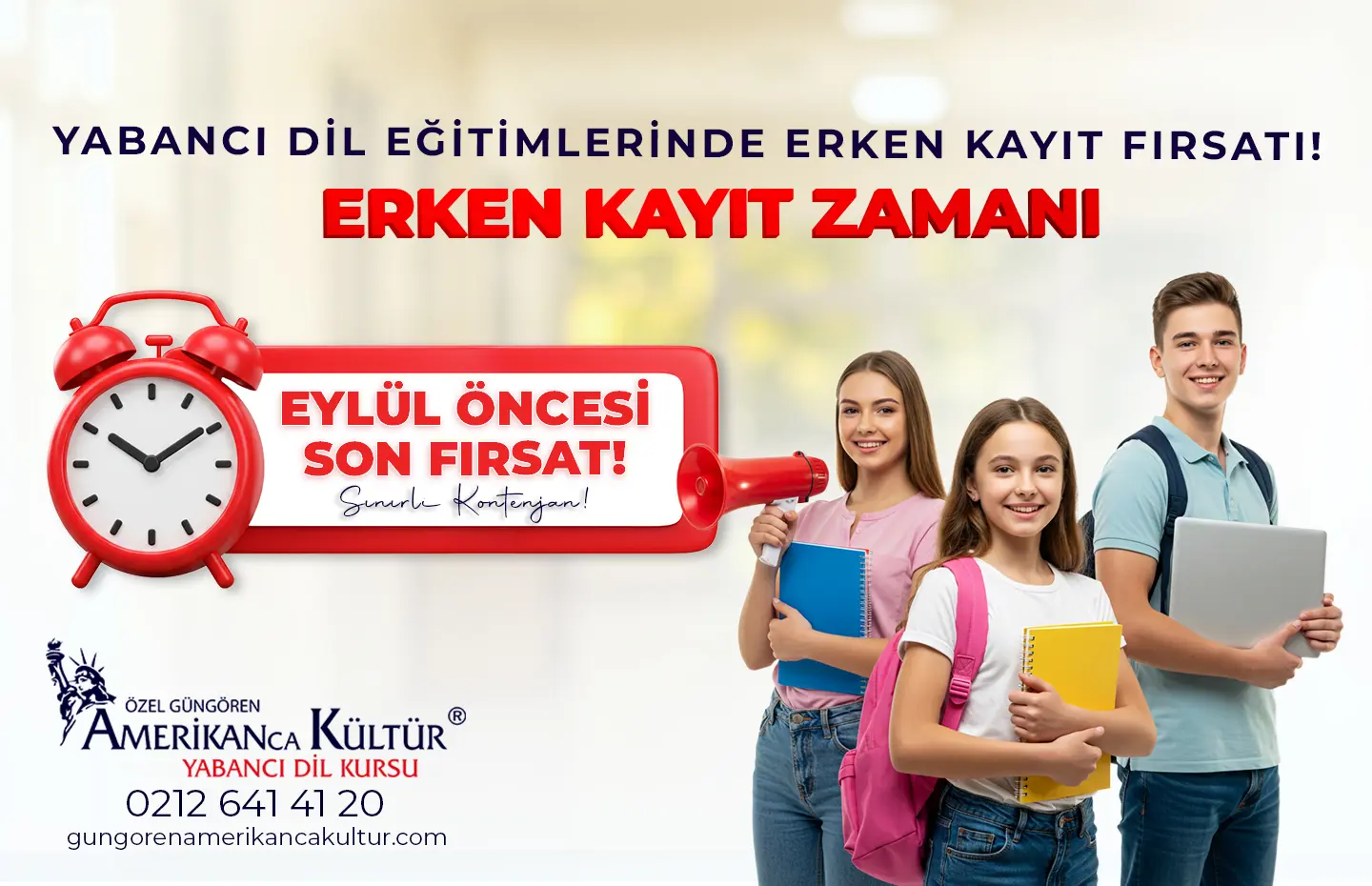 Yabancı Dil Eğitimlerinde Erken Kayıt Fırsatı